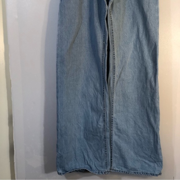 H&M 5-Pocket Wide High Jeans -Wash Denim - Picture 7 of 13